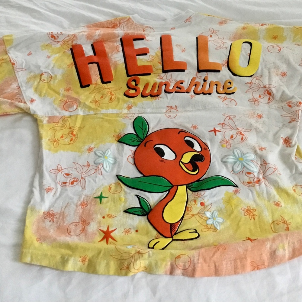 Disney Parks Spirit Jersey Orange Bird Hello Sunshine Size M - Picture 3 of 6